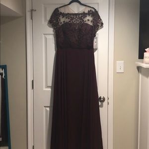 NWT Burgundy Gown